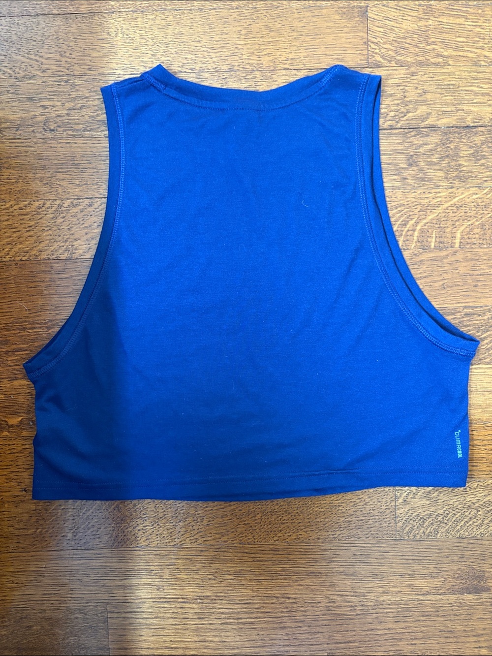 adidas Royal Blue Cropped Athletic Tank - Picture 2 of 3